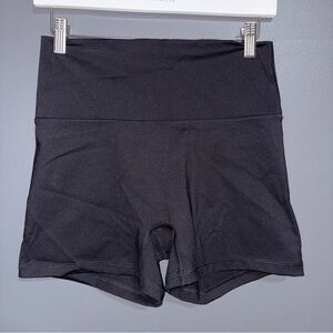 Offline by Aerie Black Women's Real Me High-Waisted Athletic Shorts Large
